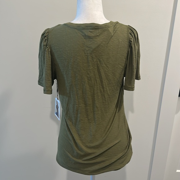 NWT Nation Ltd Darcie Flutter Sleeve Tee Sz L - Picture 4 of 8